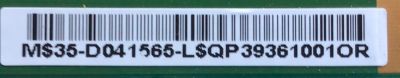 T-CON PARA TV SAMSUNG / NUMERO DE PARTE 35-D041565 / FRC_TCON_CMO_55PIN / M$35-D041565-L$QP39361001OR / DISPLAY V400H1-LH3 REV C1 / MODELO LN40B630NFXZA 	 - Imagen 2